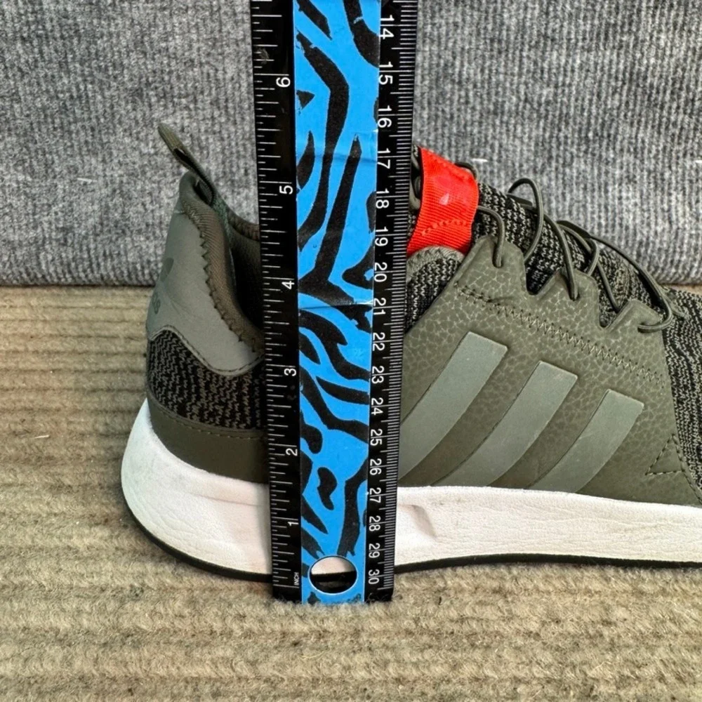Adidas X_PLR Olive Green Black Red Knit Athletic Sneakers BY9257 Mens 11